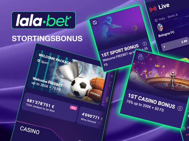 Lalabet welkomstbonus voor casino spelers